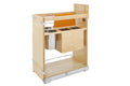 Premium Rev-A-Shelf 448Kb-Bcsc-11C Wood Classics 11-3/4" Wood Base Cabinet Knife Block Pull Out - Great Deal!