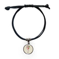 Premium Premium cup red white ice bracelet leather rope wristband black jewelry