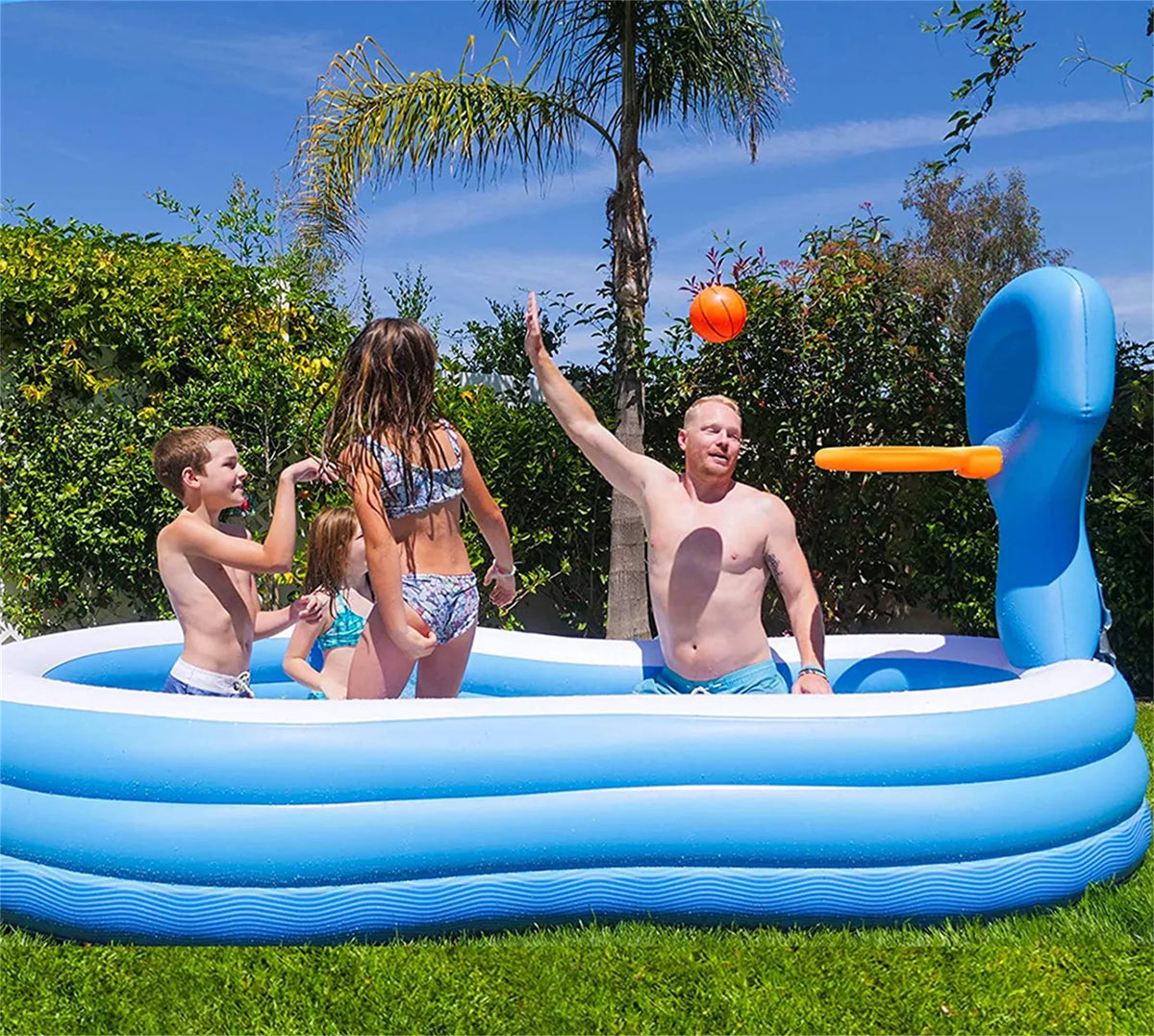 Inflatable Swimming Pool, Blow Up Pool - Great Deal!