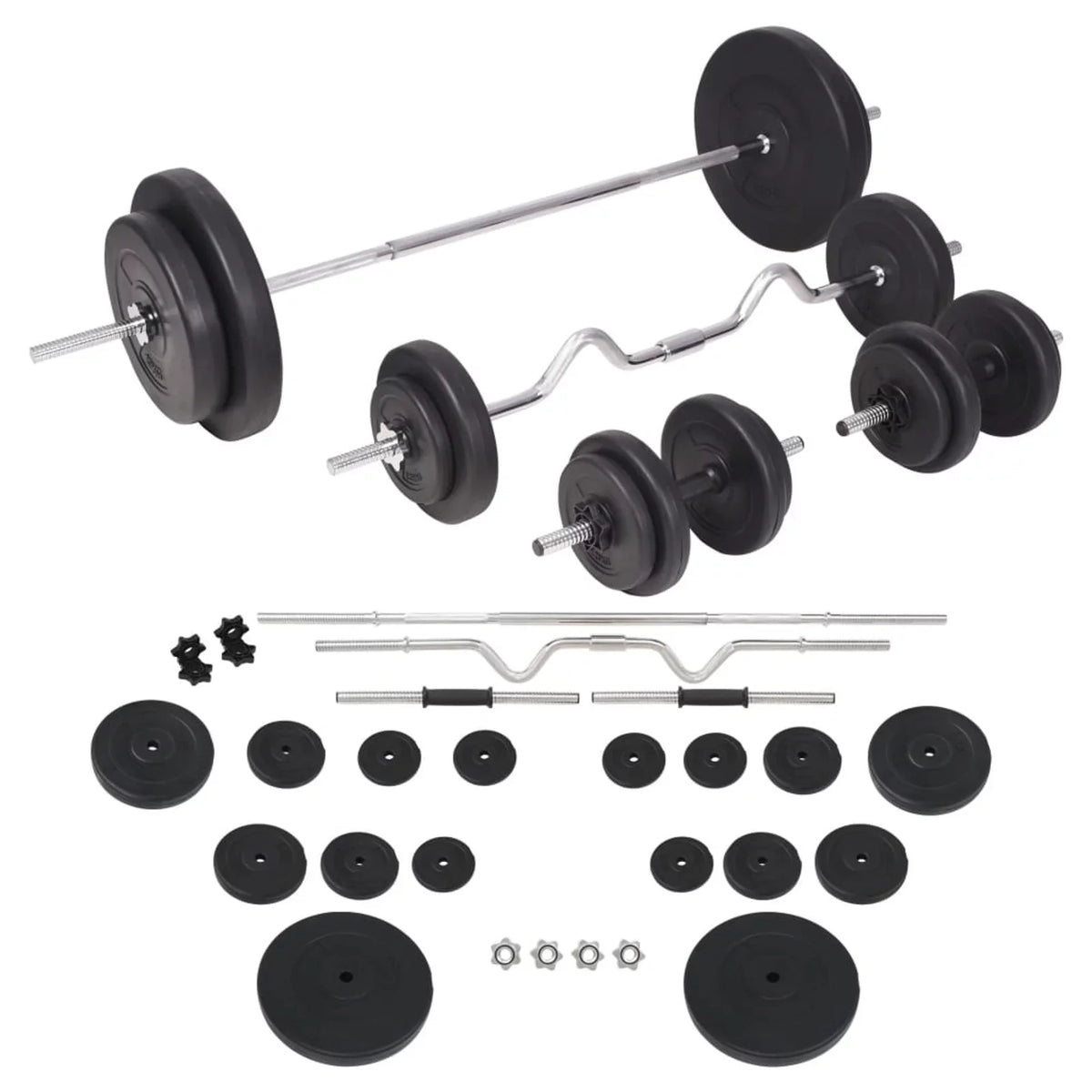 Premium Tomshoo Barbell and Dumbbell Set 198.4 lb - Great Deal! - Great Deal! - Great Deal!