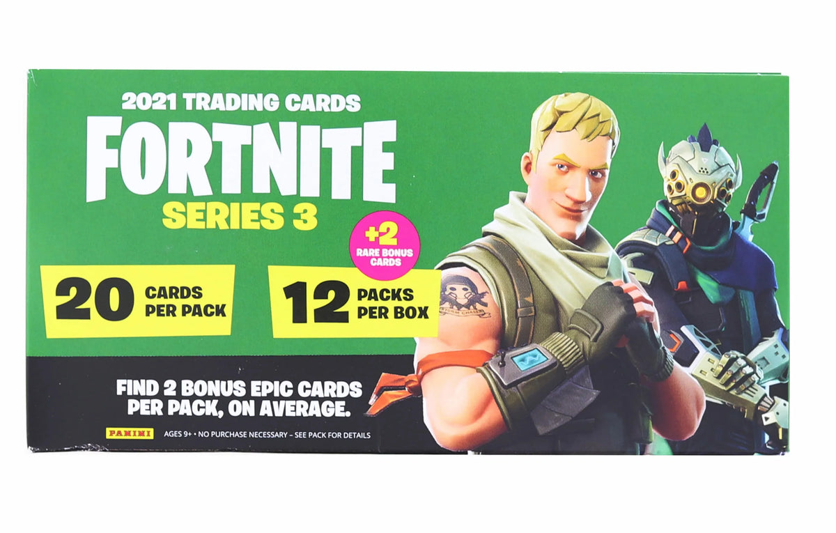 Fortnite Series 3 Trading Cards Fat Pack Box | 12 Packs - Great Deal!