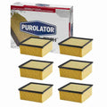 Premium 6 pc Purolator TECH TA56314 Air Filters for 33-5005 46930 46930FR 53034051AA 53034051AB 6930 6930FR A6314 A8837 AF1326 AF6314 CA10261 CAP10261 CFA1326 LAF8837 LX 3069 MA6314 P6930 PA4318 PA6314