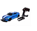 Premium Jada Fast & Furious Elite Drift RC Jakob's Ford Mustang GT Remote Control Vehicle 1:10 Scale- Blue - Great Deal! - Great Deal!