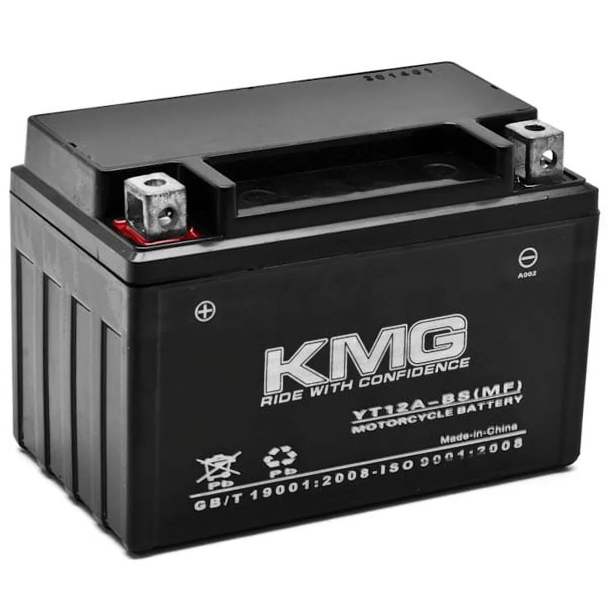 Premium Premium KMG Battery Compatible with Suzuki 1000 GSX-R1000 2005-2012 YT12A-BS Sealed Maintenance Free Battery High Performance 12V SMF OEM Replacement Powersport Motorcycle ATV Scooter Snowmobile