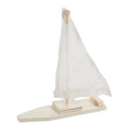 Premium Premium DIY Wood Sailboat Kits, Craft Kits, Toy, DYO - Wood, 12 Pieces, Natural