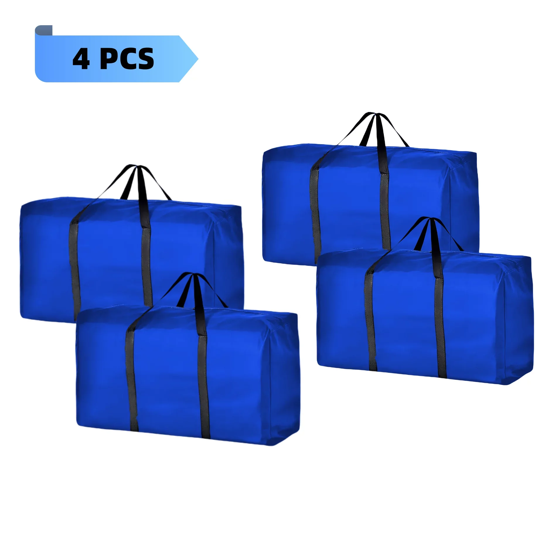 Premium Sherry Extra Large Storage Bags Heavy Duty Moving Bags, Backpack Straps Strong Handles & Zippersï¼Alternative to Moving Boxes, Packing & Moving Supplies, Blueï¼4 Packï¼ - Great Deal!