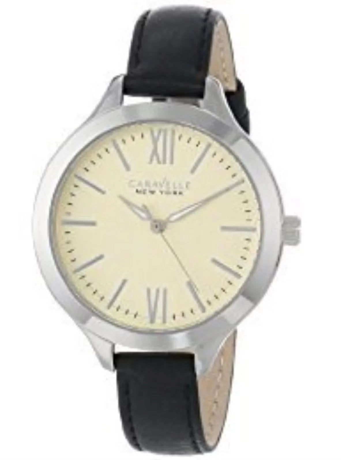 Premium Premium Premium Caravelle New York Women's 43L164 Analog Display Japanese Quartz Black Watch - Great Deal!