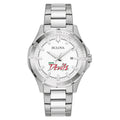 Men's Bulova Silver Mississippi Valley State Delta Devils Stainless Steel Classic Sport Watch - Great Deal! - Great Deal!