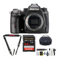 Premium Pentax K-3 Mark III Camera Body (Black) with Cleaning Kit, Strap, & 64GB SD Card - Great Deal! - Great Deal!