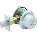 Premium Premium Stanley Best 2.75 in. 8T Series Backset 7 Pin Standard Strike Less Classroom Deadbolt, Satin Chrome