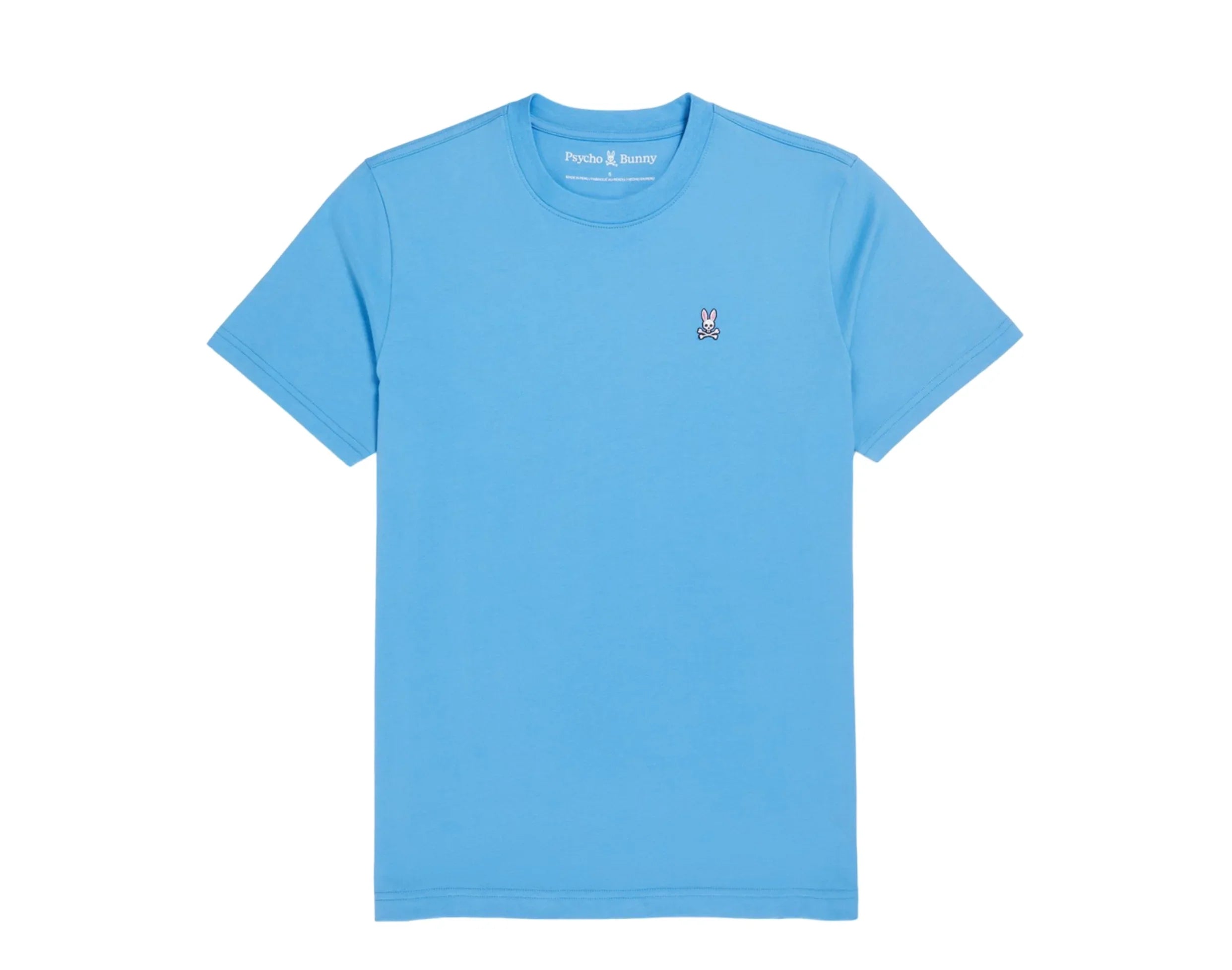 Premium Premium Psycho BunnyPsycho Bunny Classic Crew Neck Men's Big and Tall Tee ShirtCool Blue1XLB - Great Deal!
