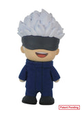 Premium Jujutsu Kaisen - Satoru Gojo 3 Uniform Plastic Head Movable Ver Plush 4.5"H - Great Deal! - Great Deal!