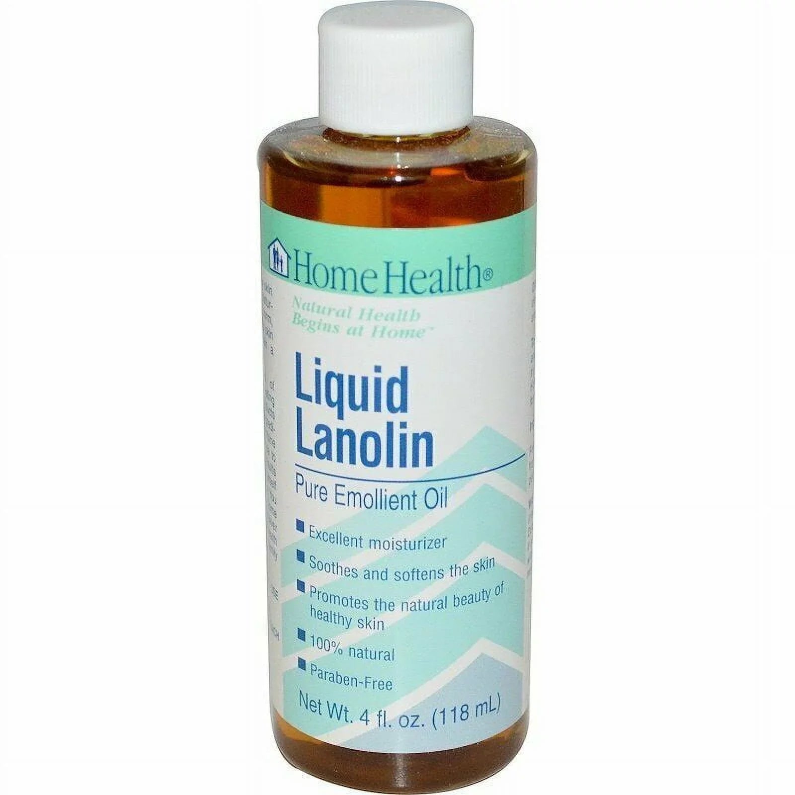 Premium Premium Premium Home Health Liquid Lanolin Pure Emollient Oil, Moisturize Skin, 4oz, 2-Pack - Great Deal!