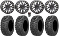 Premium System 3 SB-4 14" Wheels Bk (6+1) 30" Trail Saw 2.0 Tires Can-Am Commander Maverick Renegade Outlander Defender