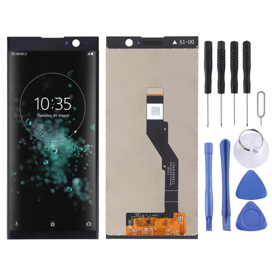Premium Premium Cellphone Repair Parts OEM LCD Screen for Sony Xperia XA2 Plus with Digitizer Full Assembly(Black) - Great Deal!