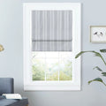 Premium Exclusive Home Ricardo Total Blackout Roman Shade, 23"x64", Grey