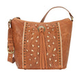 Premium Premium American West 4715373 Hill Country Zip Top Bucket Tote, Golden Tan & Sand - Great Deal!