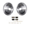 Premium Transit Auto - Rear Disc Brake Rotors And Semi-Metallic Pads Kit For Acura RDX K8S-101814