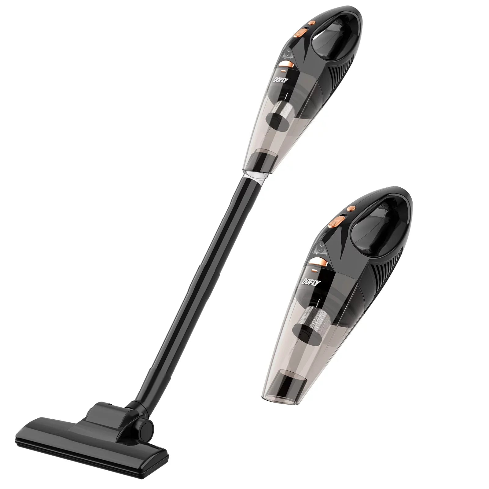 DOFLY Rechargeable Vacuum Cleaner Cordless, Upgraded 11000PA Super Suction Stick Vacuum Cleaner, Handheld Vacuum Cordless Stick Vacuum with LED Light(AK-007A-Pro) - Great Deal!