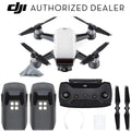 DJI Spark Drone Quadcopter (Alpine White) with Remote Controller & 2 Batteries Bundle Starter Kit - Great Deal! - Great Deal! - Great Deal!