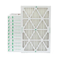 Premium 12 Pack of 18x25x2 MERV 13 Pleated 2" Inch Air Filters by Glasfloss. Actual Size: 17-1/2 x 24-1/2 x 1-3/4 - Great Deal!