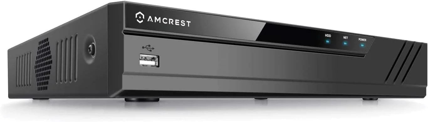 Premium Amcrest 4K UltraHD 8 Channel DVR Security System Recorder, 8MP Security DVR for Analog Security Cameras & Amcrest IP Cameras, Remote Smartphone Access, HDD & Cameras NOT Included (AMDV8M8-H5)(Used) - Great Deal! - Great Deal!