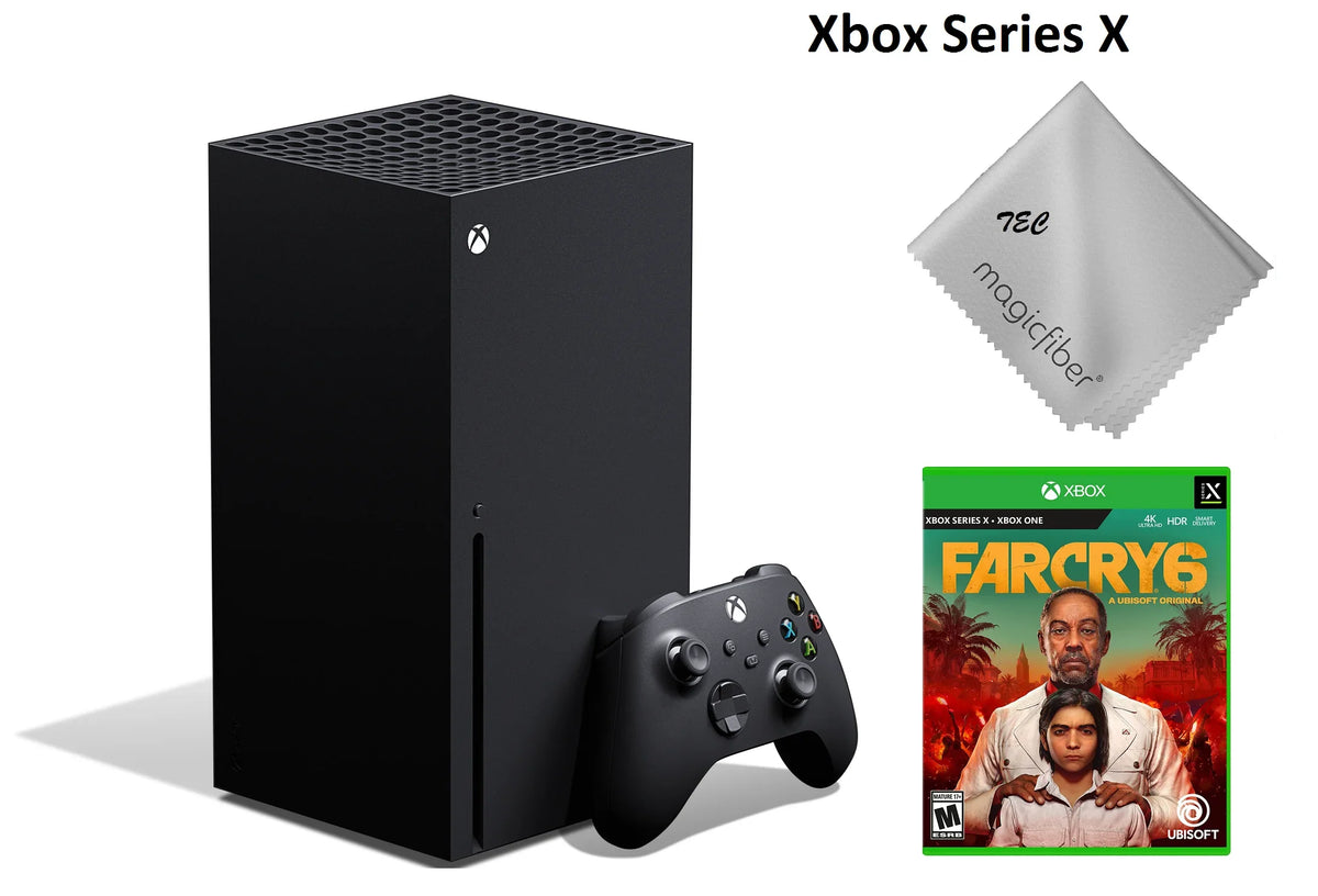 Premium Premium TEC Newest - Xbox -Series- -X- Gaming Console - 1TB SSD Black With Far Cry 6 Game Bundle - Great Deal!