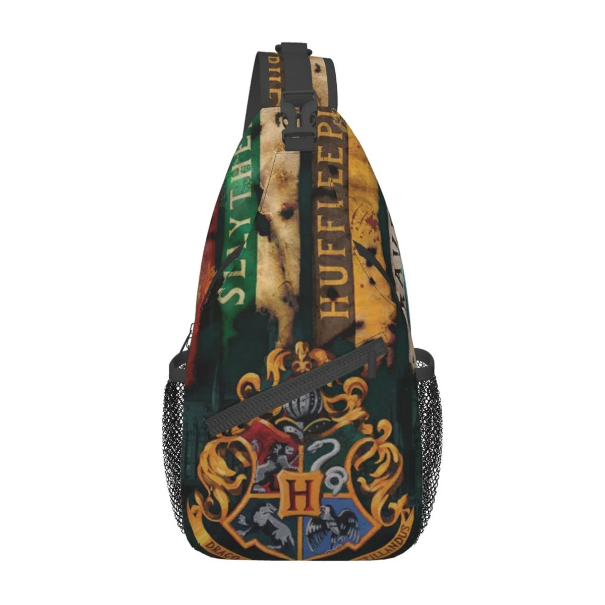 Premium Harry Potter Hogwarts Sling Bag Crossbody Backpack Chest Bags Diagonally Travel Daypack For Women Men Adults Teen - Great Deal! - Great Deal!