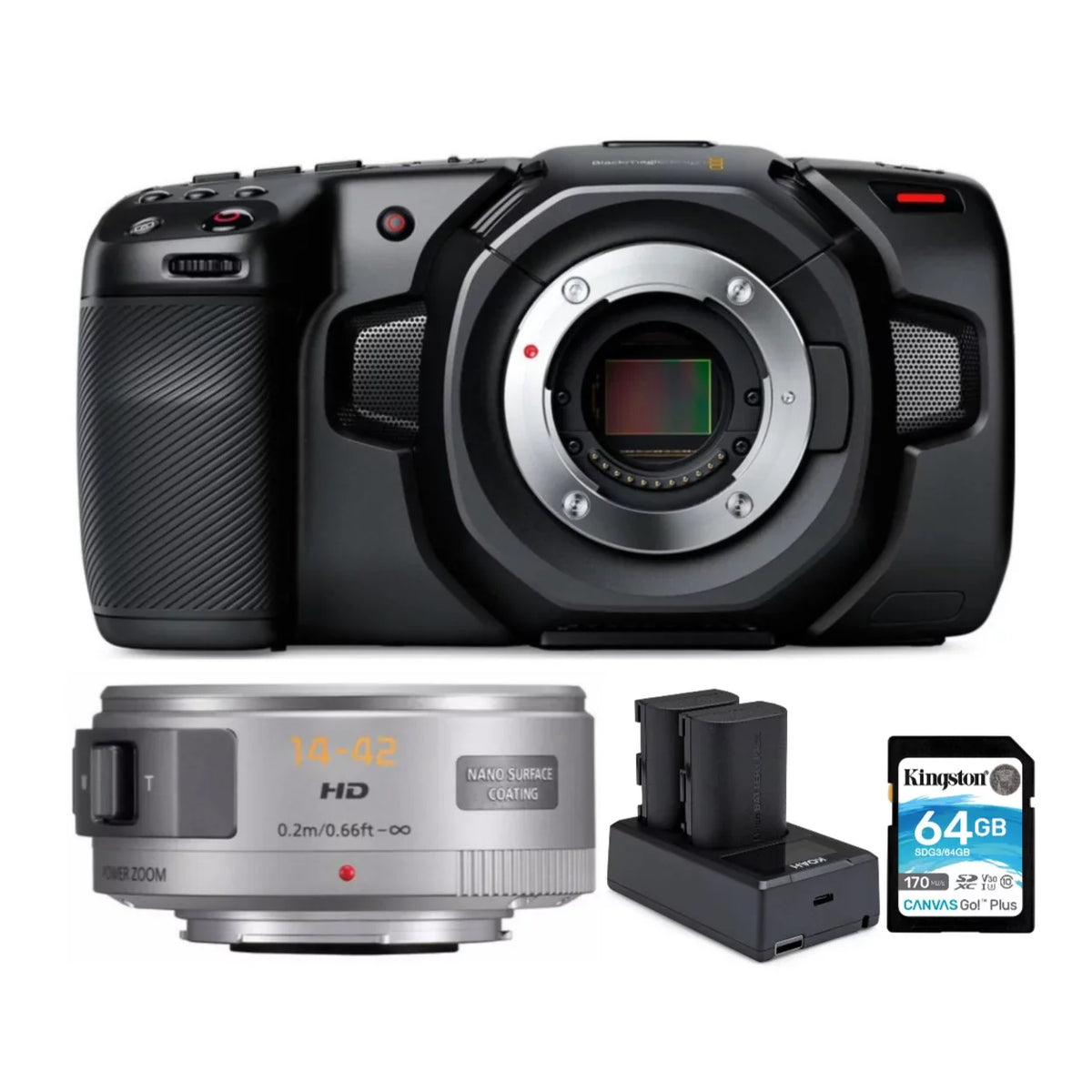 Premium Premium Blackmagic Design Pocket 4K Cinema Camera Bundle - Great Deal!
