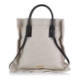 Premium Pre-Owned Authenticated Jacquemus Le Coussin Canvas Fabric Brown Satchel Unisex (New with Defects) - Great Deal!