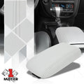 Premium Center Console Arm Rest Lid Grey Leather OE Style for 02-09 Trailblazer/Bravada Fits select: 2002-2009 CHEVROLET TRAILBLAZER, 2002-2009 GMC ENVOY