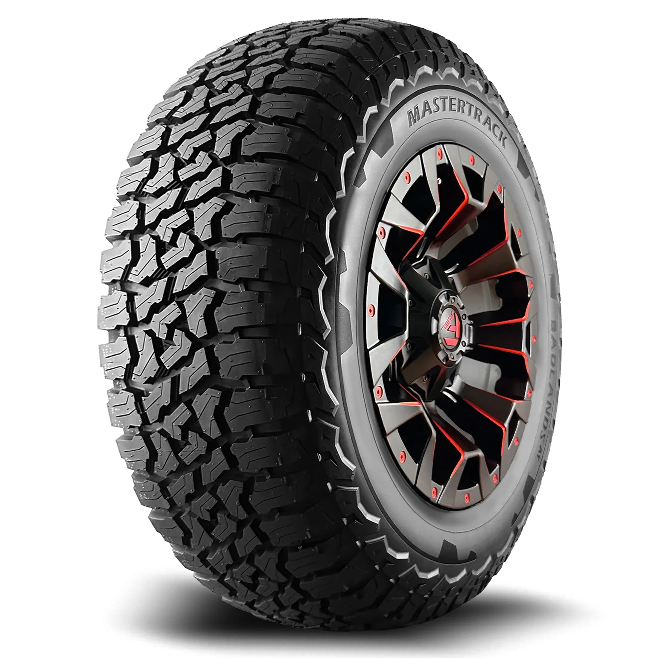 Premium Premium Mastertrack BADLANDS AT All Terrain LT235/85R16 10 Ply E 120S SUV Light Truck Tire 235/85/16(Tire Only)