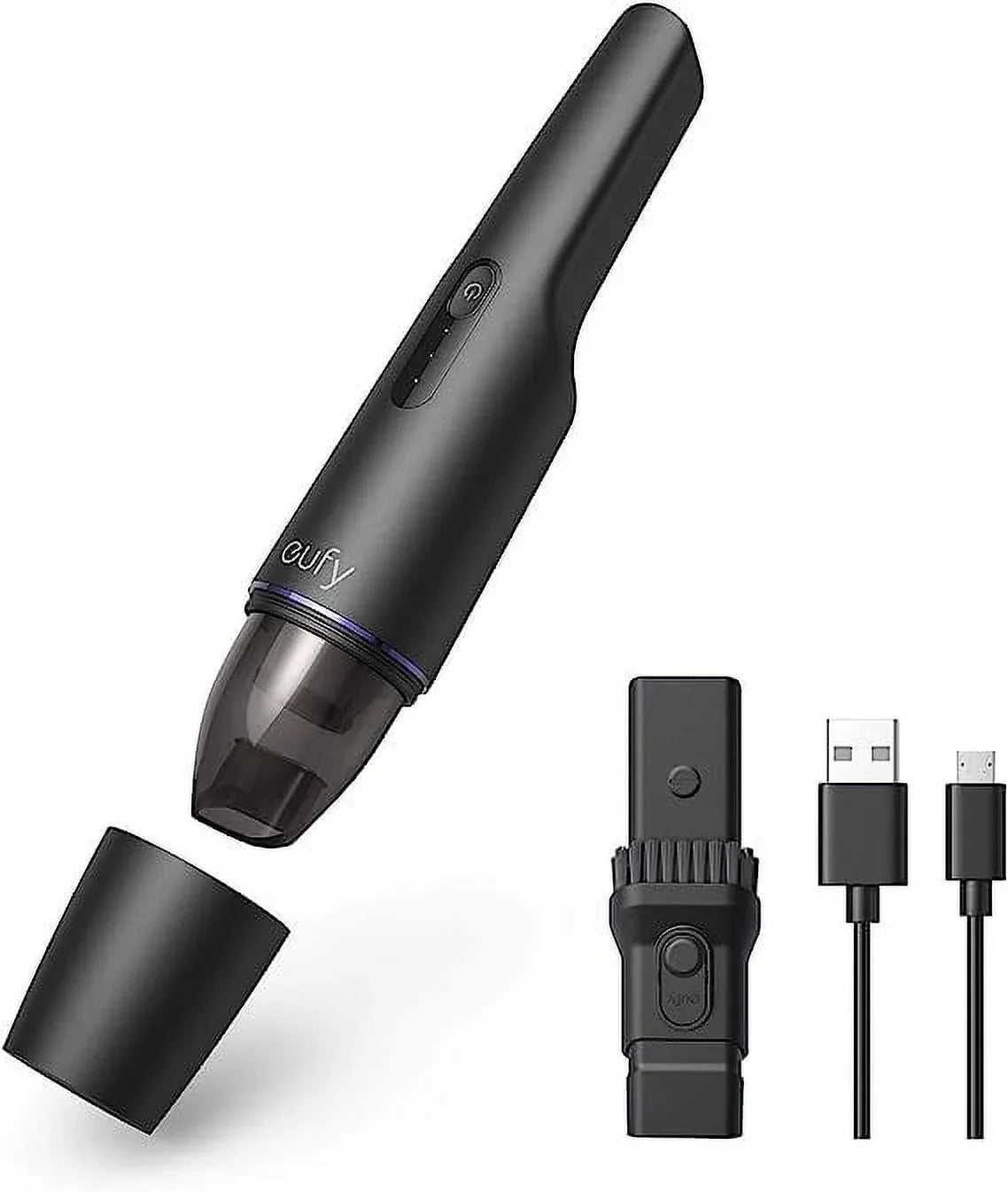 Premium Open Box Eufy by Anker HomeVac H11 Cordless Handheld Vacuum Cleaner T2521111B - Black