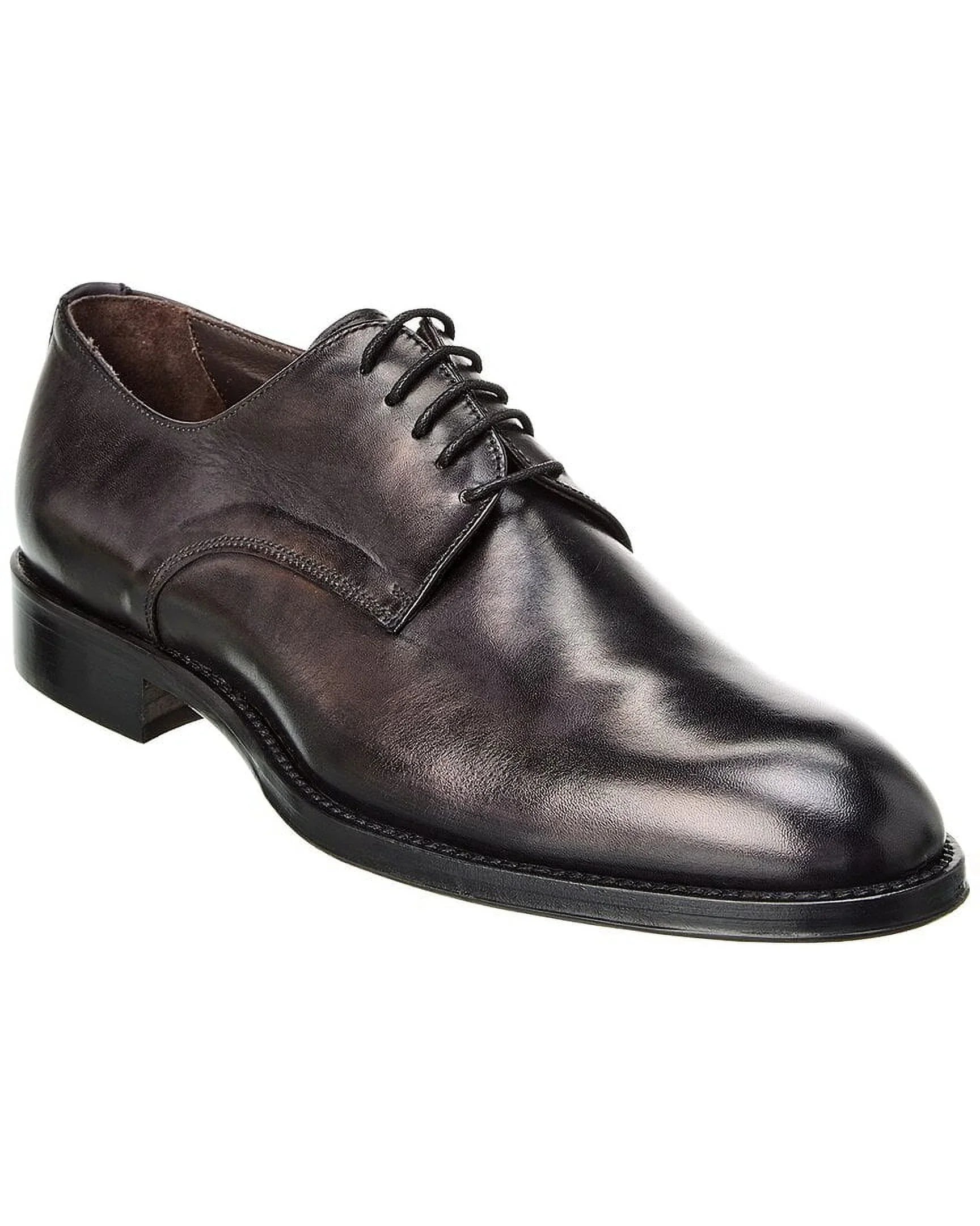 Premium M by Bruno Magli Cilo Leather Oxford, 10.5, Black - Great Deal! - Great Deal!