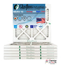 Glasfloss 15x15x1 - MERV 10 -Qty:6 - Furnace Air Filter - Made in USA (Actual Size: 14.5 x 14.5x7/8 inch)