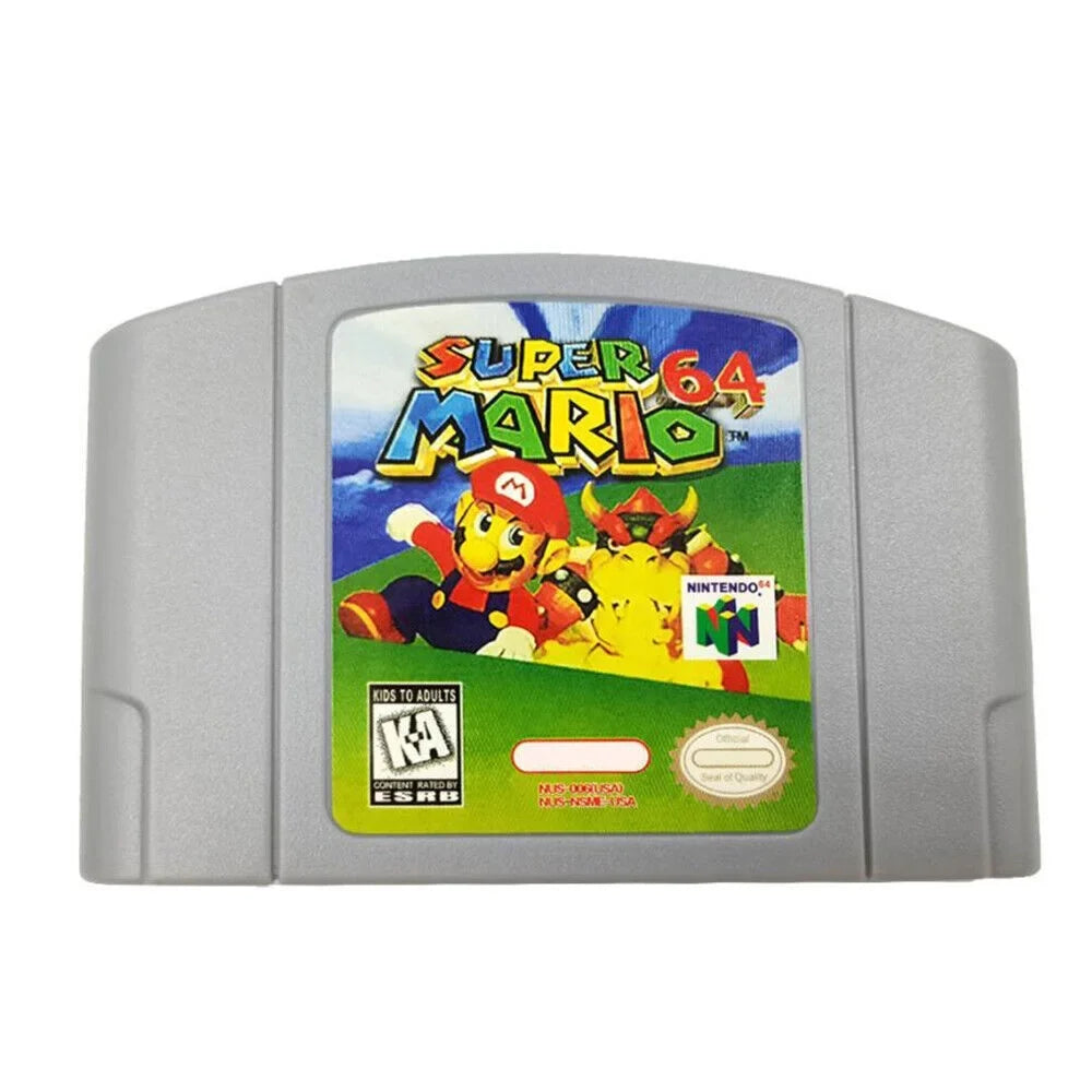 Premium Super Mario 64 Video Game Cartridge Console Card For Nintendo N64 US Version