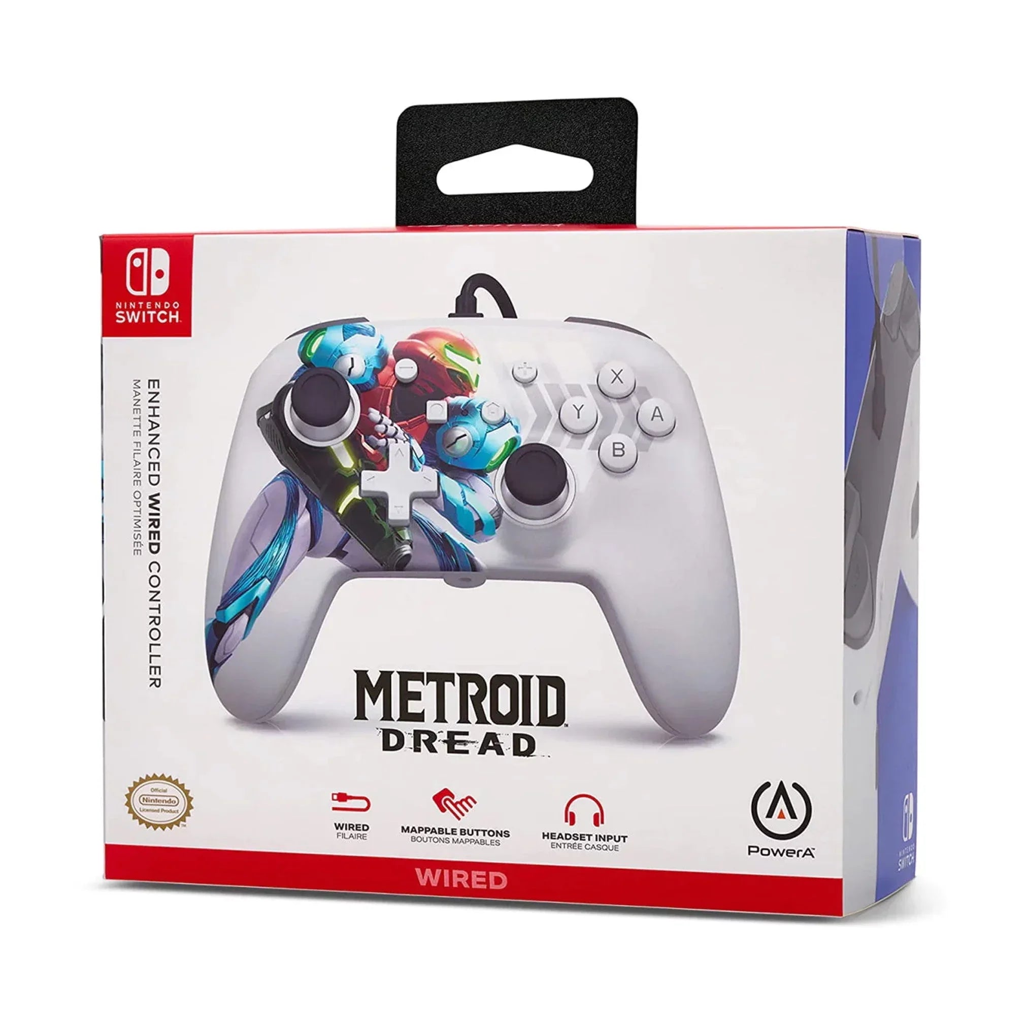 Premium PowerA Enhanced Wired Controller for Nintendo Switch - Metroid Dread [Nintendo Switch Accessory] - Great Deal!