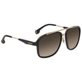 Premium Premium Carrera Plastic Unisex Square Sunglasses Black Gold 57mm Adult