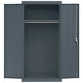 Premium Premium Elite Series Wardrobe Cabinet with Adjustable Shelf, 36"W x 24"D x 72"H, Charcoal - Great Deal!