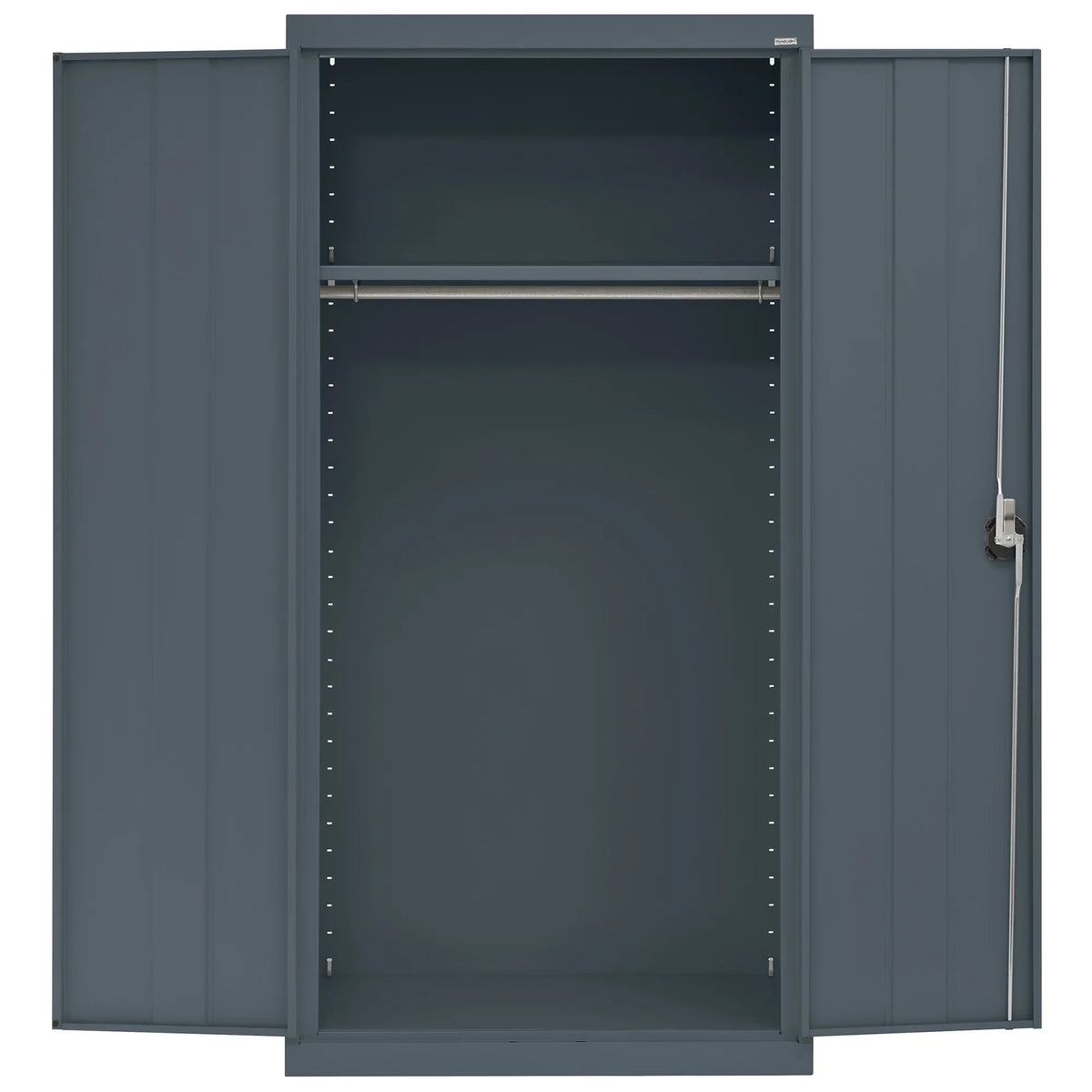 Premium Premium Elite Series Wardrobe Cabinet with Adjustable Shelf, 36"W x 24"D x 72"H, Charcoal - Great Deal!