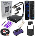 2024 New vSeeBox Pro Max Bundle with Remote Control, 8K HDMI Cable, 64GB TF Card, 64GB USB Drive, WiFi Extender, Backlit Keyboard, Detailed Setup Guide - Android 11, 4GB RAM, 32GB Storage - Great Deal! - Great Deal!