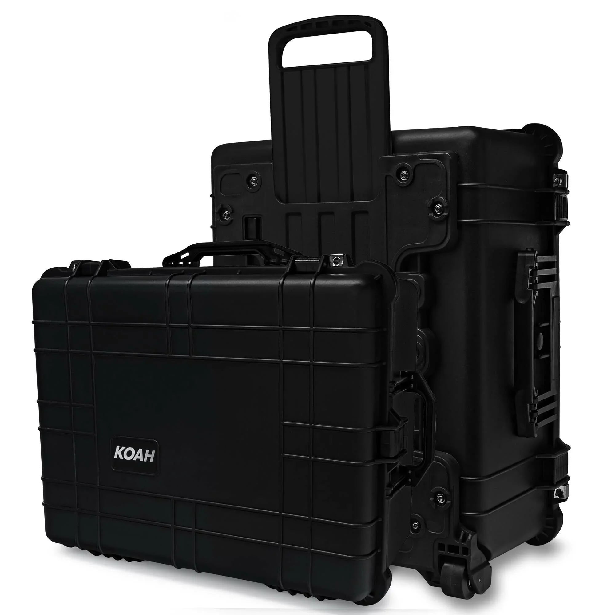Premium Koah Weatherproof Wheeled Hard Case with Customizable Foam (25 x 20 x 12 Inch) - Great Deal! - Great Deal! - Great Deal!