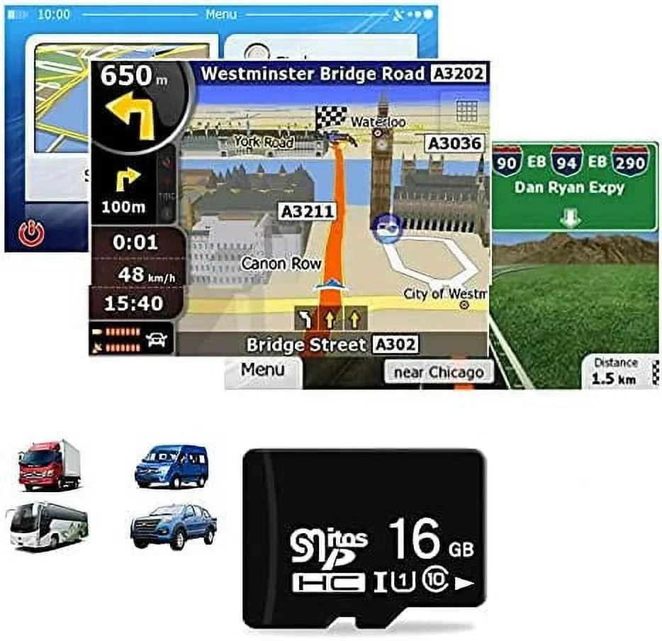16GB GPS Map ro SD Navigation North American United States Canada Mexico US map for Android Offline Map for IGO - Great Deal! - Great Deal!