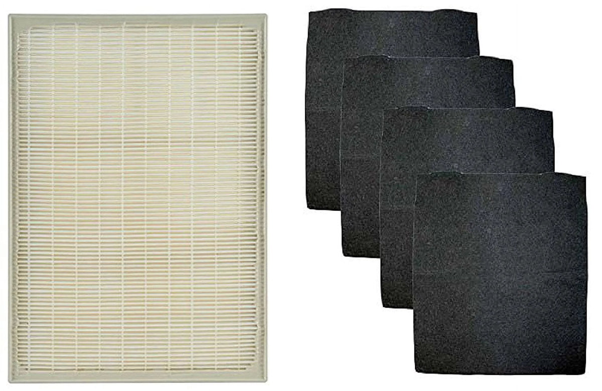 Premium Whirlpool 1183051K (1183051) HEPA Filter with 4 Pre-Carbon Filters Fits Whispure Air Purifier Models AP25030K, APR25530L, APR25130L, and AP150; Replaces Part # 1183051 1183051K - Great Deal!