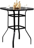 Premium Premium Premium Violet Elegantly Designed Strong Tempered Glass Bar Table For Porch