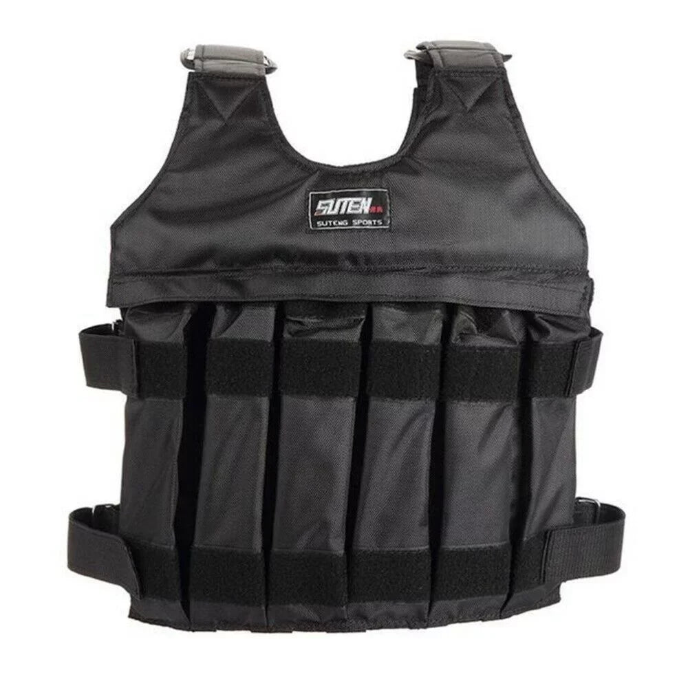 Premium Premium Gym Weighted 44lbs-110lbs Running Workout Weight Vest Adjustable Weight Vest Training Fitness Adjustable 110LBS(50KG) - Great Deal!