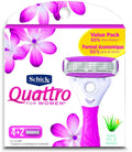 6 Pack - Schick Quattro Ultra Smooth Razor Blade Refills for Women 6 ea - Great Deal!