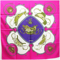 Pre-Owned Hermes Scarf Carre 90 "SPRINGS" Springs Pink HERMES | For Ladies (Good) - Great Deal!