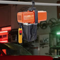 Premium BENTISM Electric Chain Hoist Single Phase Crane Hoist 1100 lbs Load 15 ft Lifting - Great Deal!