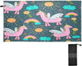 Premium Bestwell Pink Unicorns Beach Towel Oversized Towel Blanket, Thin Lightweight Microfiber Sand Free Quick Dry Towel, 31âX71â Multipurpose Pool Bath Yoga Swim Shower Towel - Great Deal!